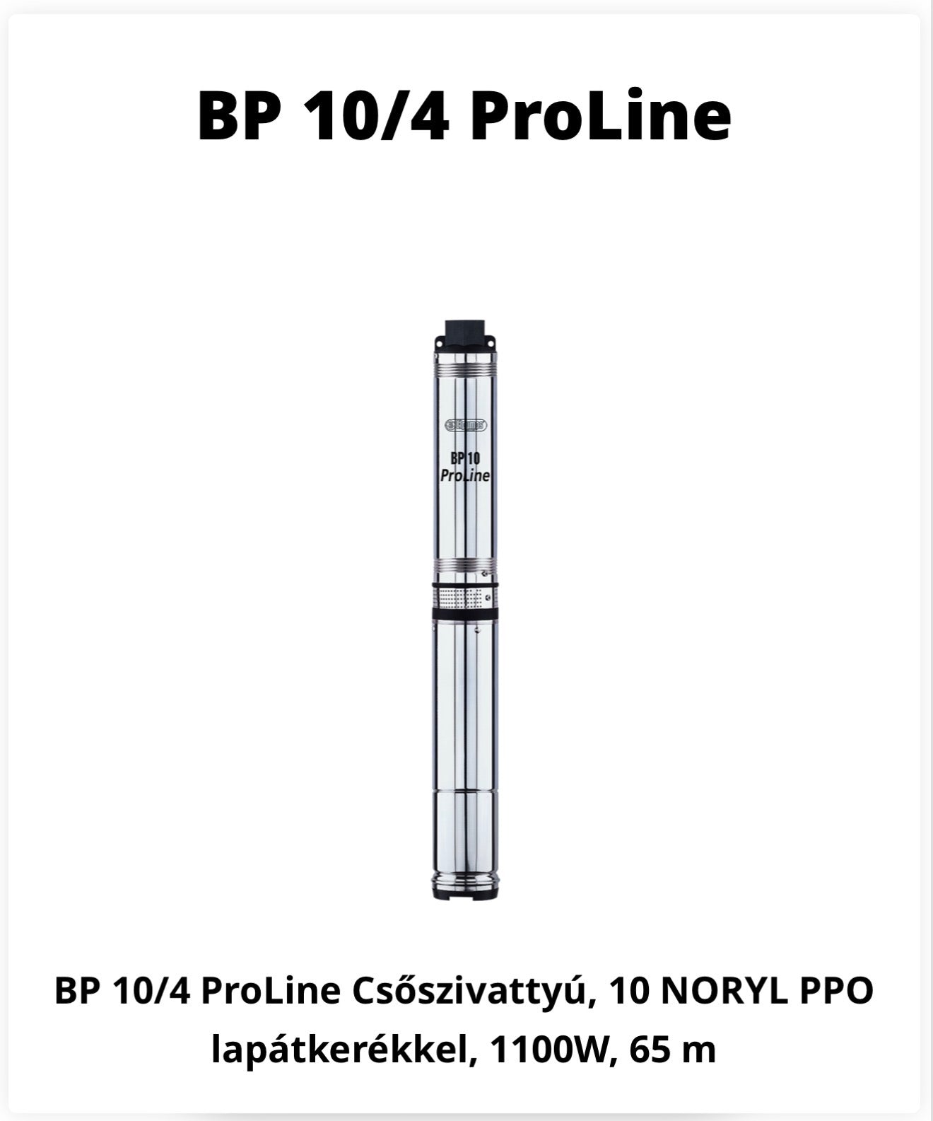 Elpumps BP10/4 ProLine