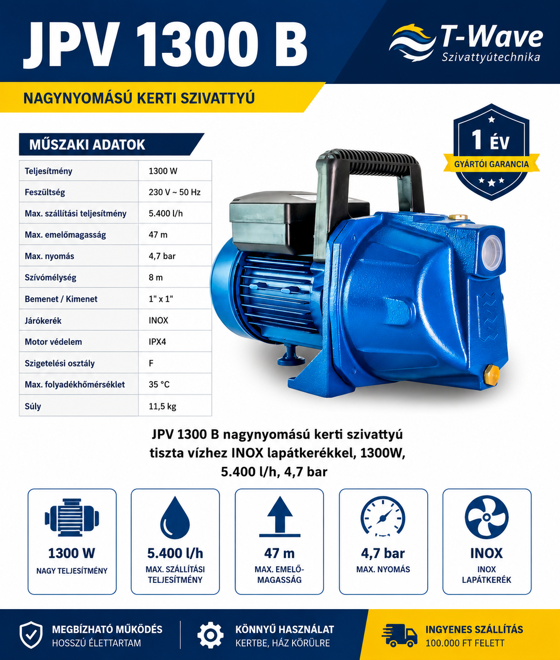 Elpumps JPV 1300B