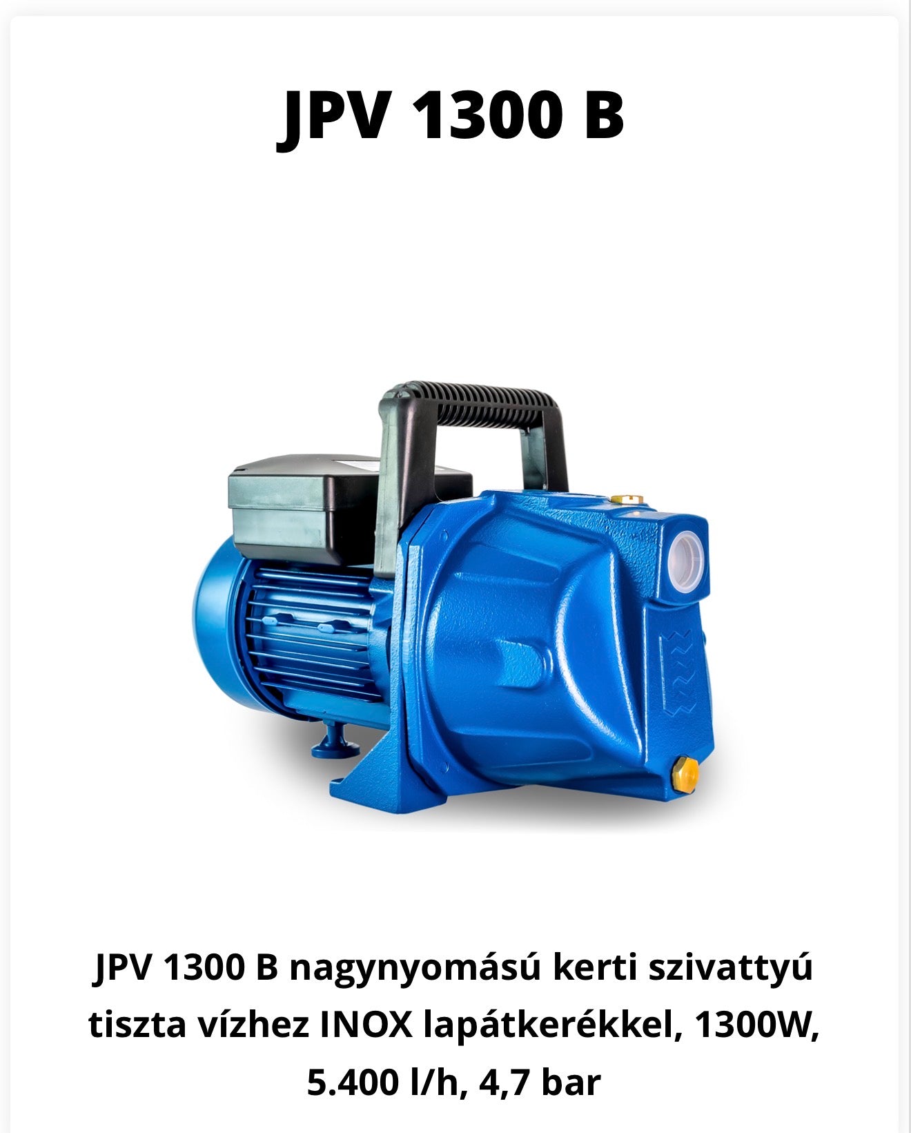 Elpumps JPV 1300B