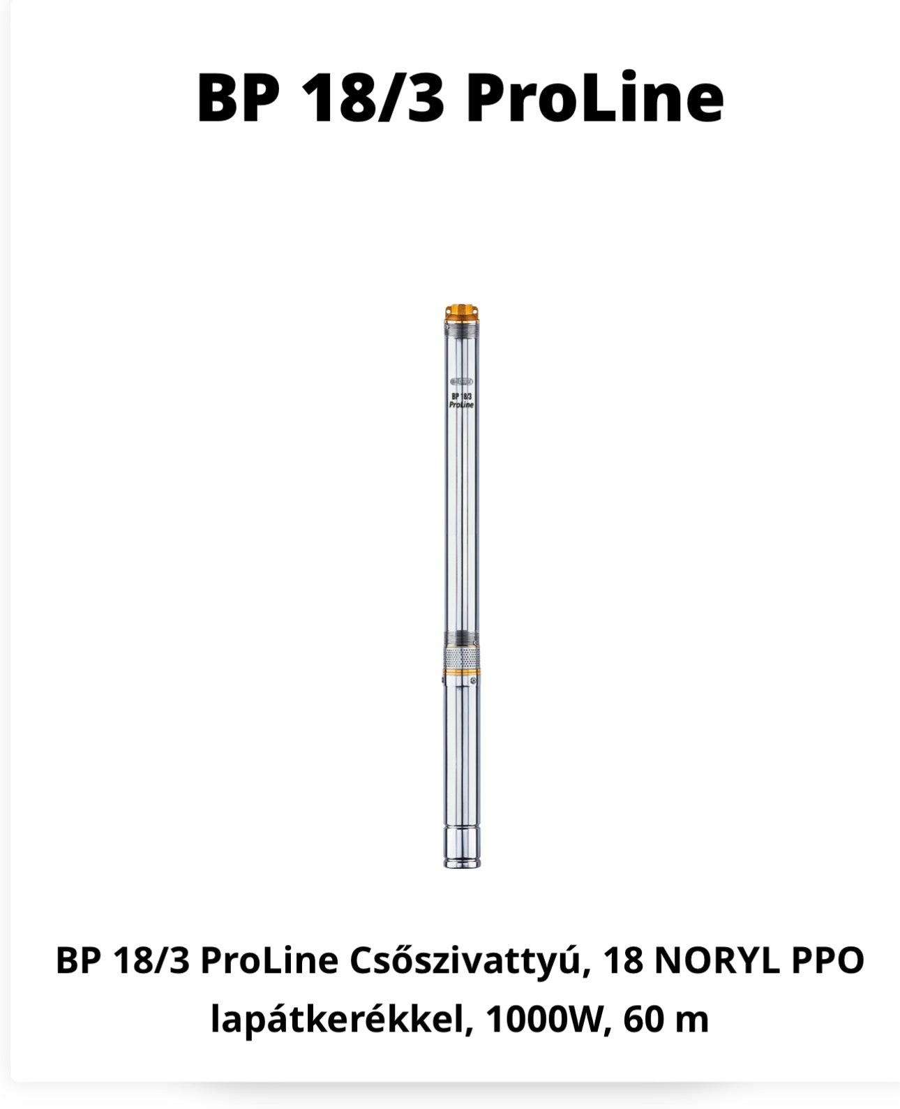 Elpumps BP18/3 ProLine