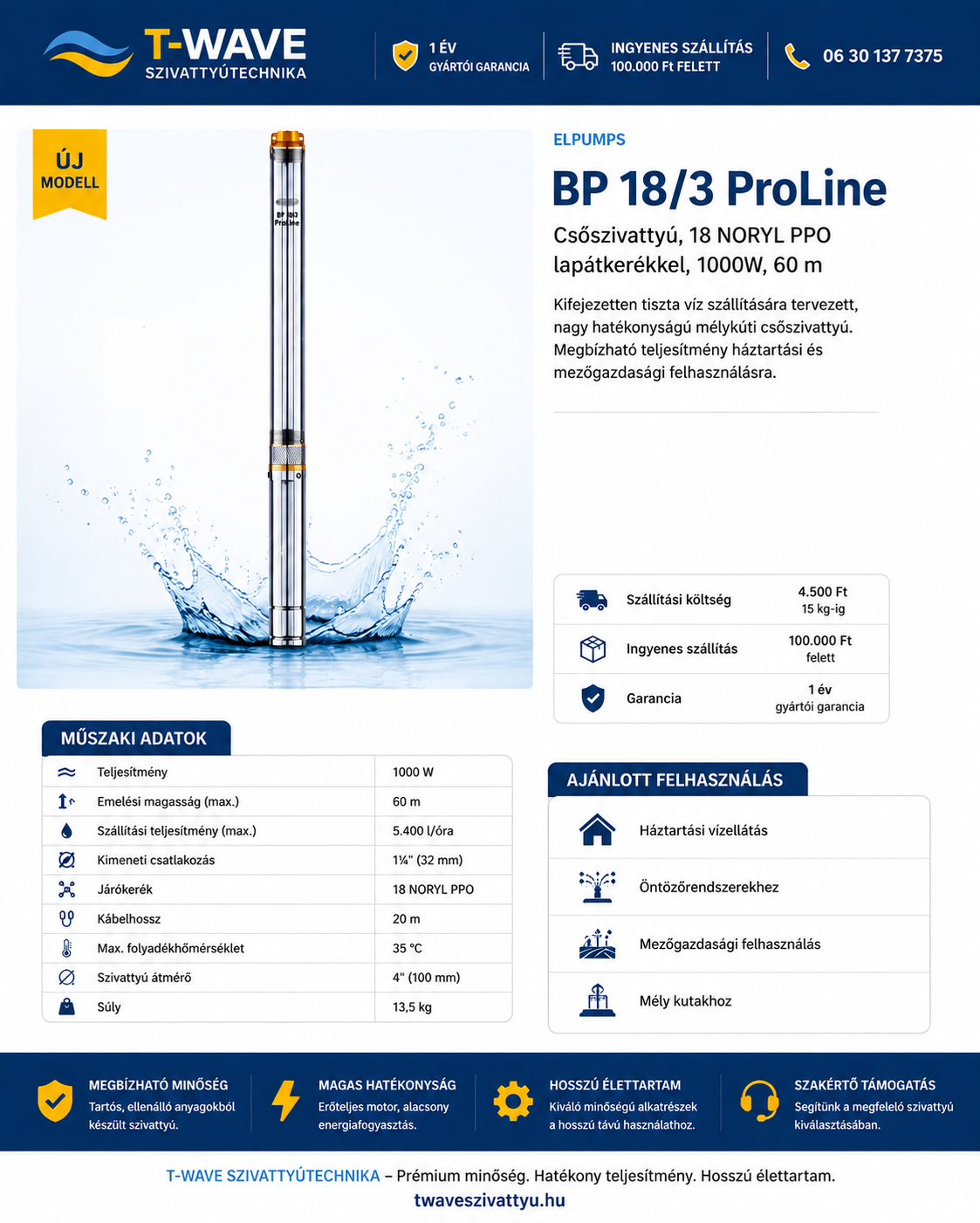 Elpumps BP18/3 ProLine