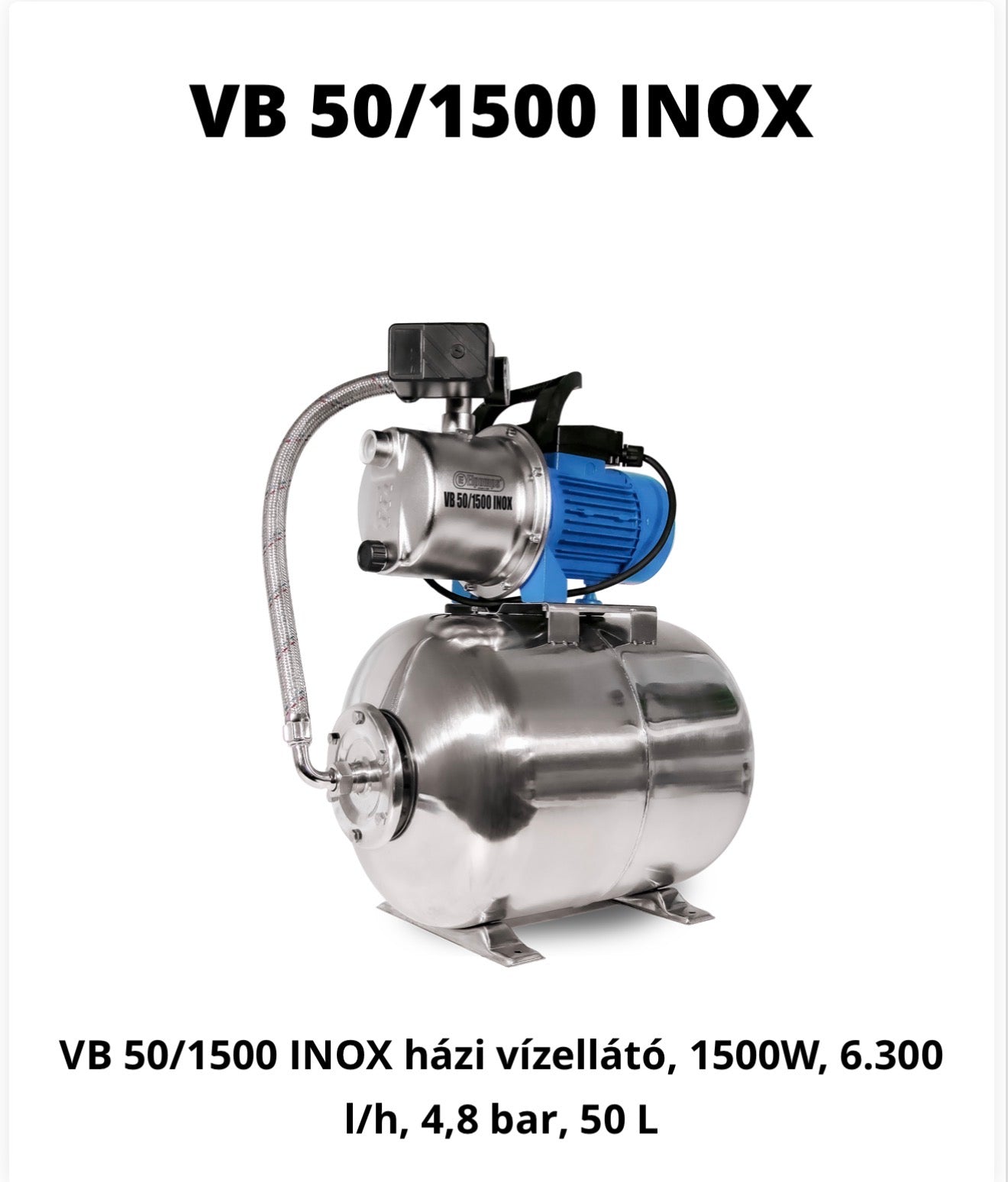 VB-50/1500W  INOX