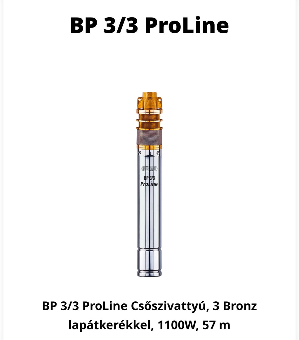 ELPUMPS  SP3/3 ProLine 1100W (3”col)